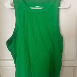Old Navy Bright Green Ribbed Tank